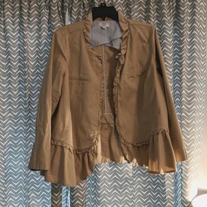 Kahki colored jacket